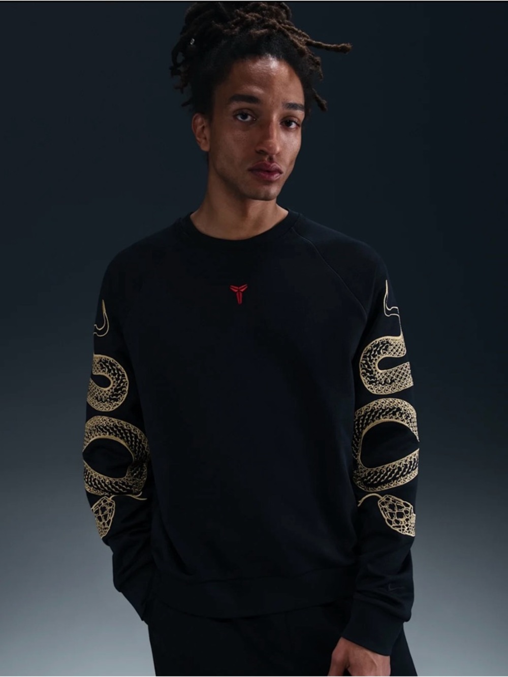 Nike x Kobe Black Mamba Mentality Crewneck Sweatshirt (HQ4697-010) Men’s Small